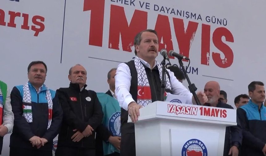 Memur-Sen'den 'Paylaşımda adalet, dünyada barış' mitingi