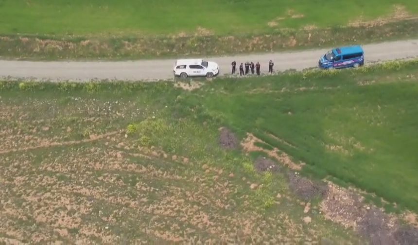 Merada kaybolan 30 koyun, dronla tespit edildi