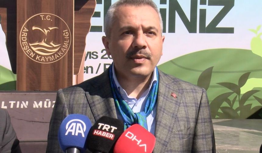 Rize'de çay hasadı şenlikle karşılandı