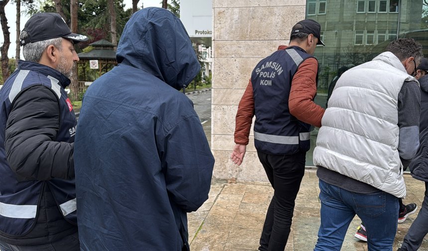 Samsun'daki rüşvet operasyonunda 8 şüpheli adliyede