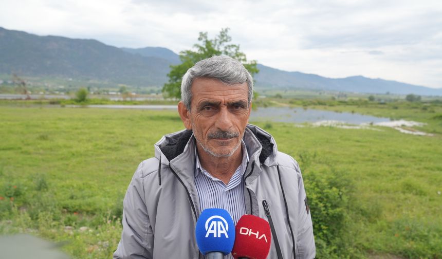 Tokat'ta taşkın nedeniyle tahliye edilen köyde son durum havadan görüntülendi