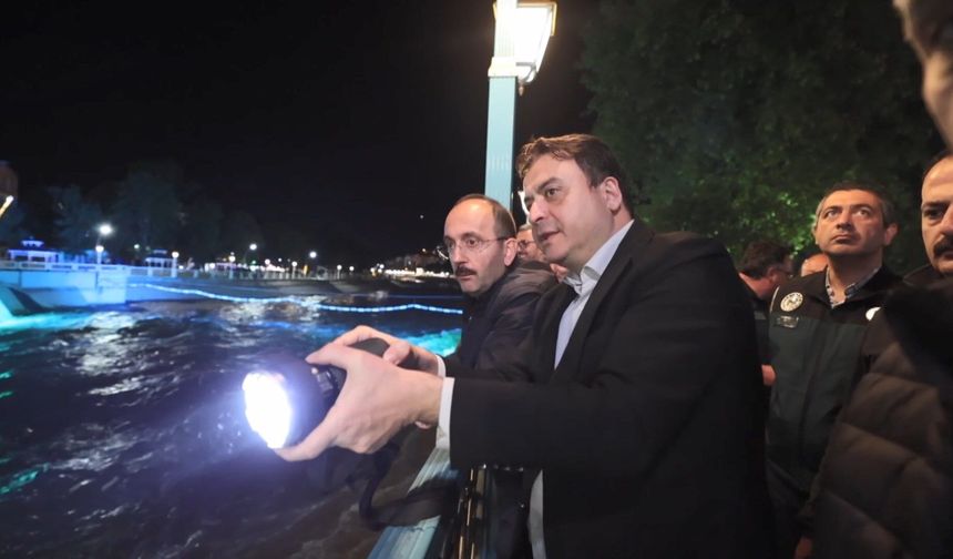 Tokat'ta Yeşilırmak Nehri'nin su seviyesi yükseldi
