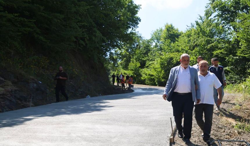 Başkan Sandıkçı çalışmaları dronla yerinde inceleme