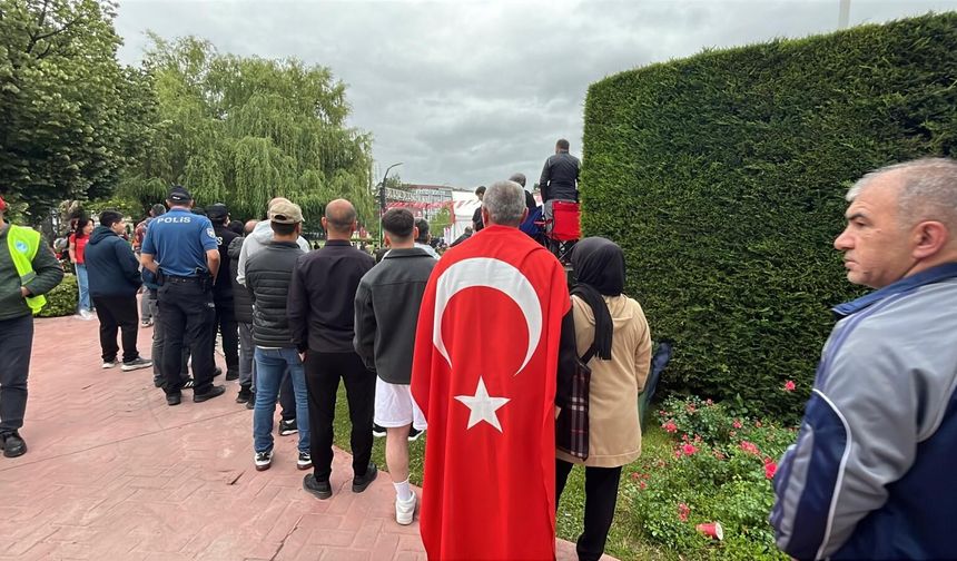 Bolu'da milli maç heyecanı