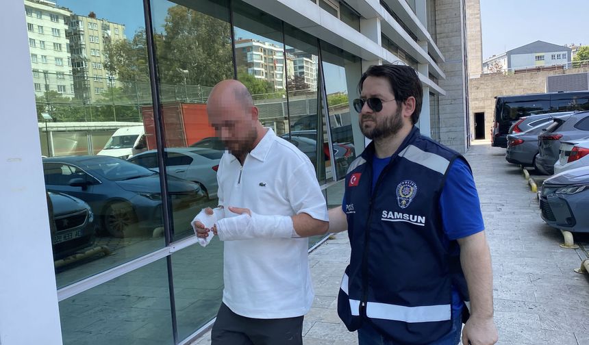 Eski eşini darbedip, iş yerine zarar verdi