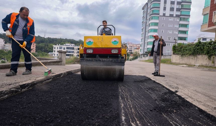 İlkadım'da yollar yenileniyor