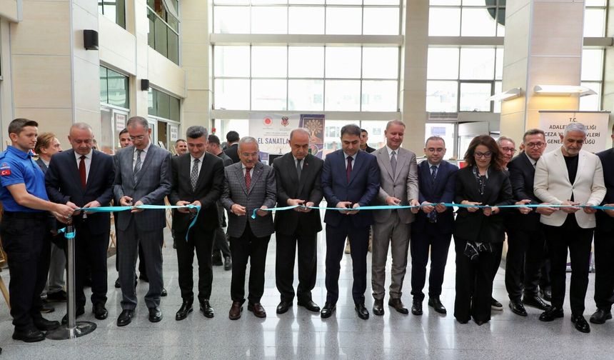 Ordu'da hükümlülerin el emeği ürünleri sergilendi