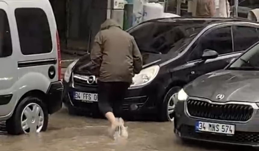 Ordu'da sağanak etkili oldu