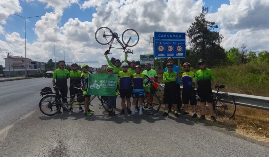 Samsun EKOBİD'den 17 ilçeye bisiklet turu