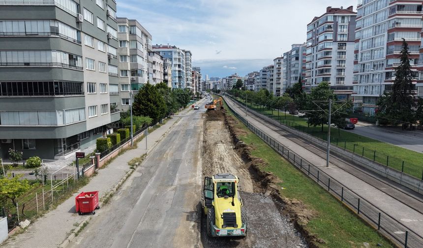 Samsun'da 3 ulaşım proje çalışmaları sürüyor