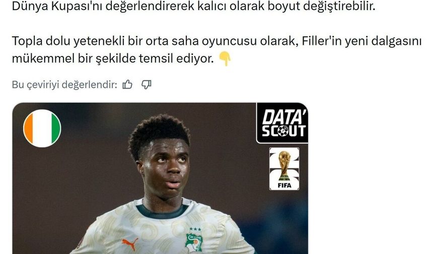 Trabzonspor'un genç yıldızı Oulai Dünya, Kupası'nda göz kamaştırdı