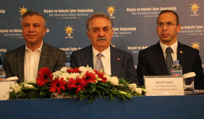 AK Partili Yazıcı: Yeni anayasayı referanduma sunmak suretiyle gerçekleştireceğiz