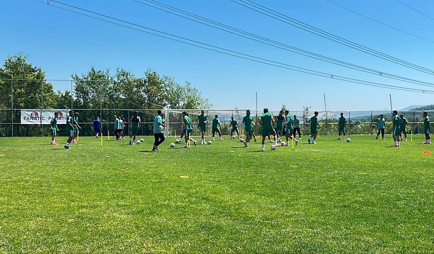 Bursaspor Bolu'da yeni sezona hazırlanıyor