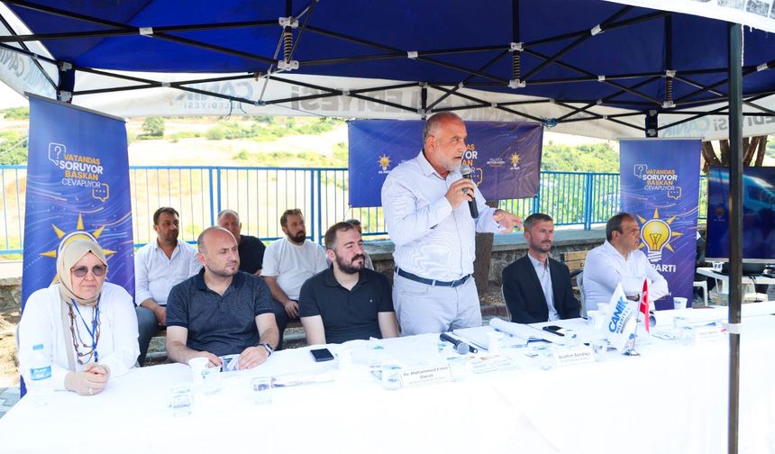Canik'te vatandaş sordu, Başkan Sandıkçı cevapladı