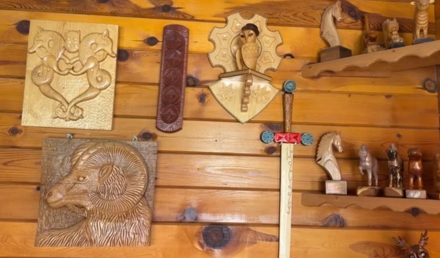 Çocukluk merakı ahşap oymacılığı, mesleği oldu