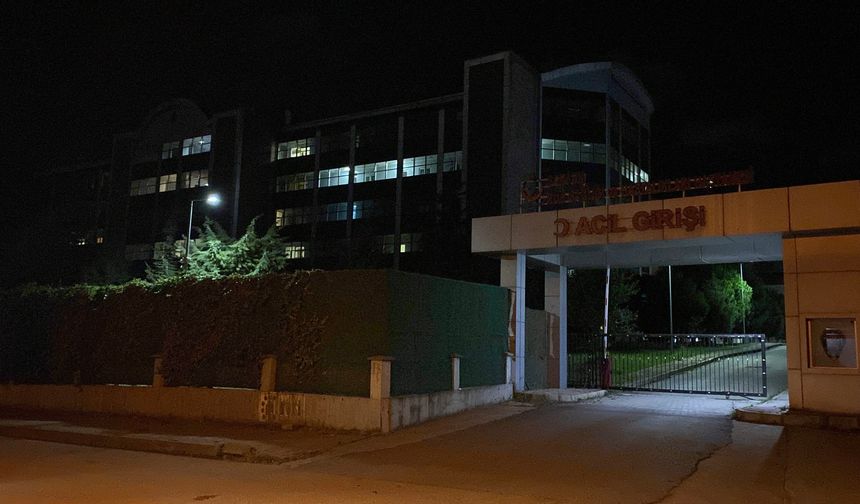 Hastanenin camına isabet eden merminin çıktığı silahı kullanan şüpheliye gözaltı