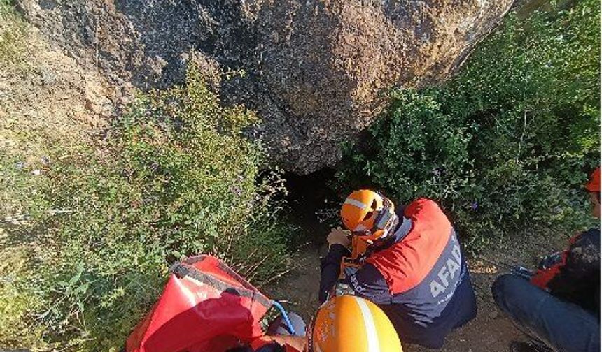 Mağarada mahsur kaldığı iddia edilen kişiyi kurtarma çalışmaları yeniden başlatıldı