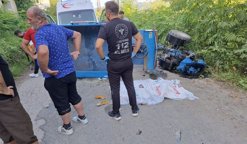 Ordu'da patpat devrildi: 1 çocuk öldü, 1 yaralı