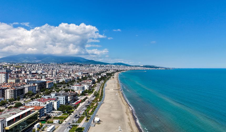 Samsun, 19 Mavi Bayraklı plajla Türkiye'de 6'ncı sırada