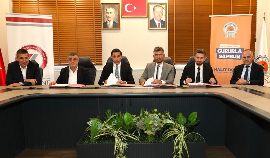 Samsun Büyükşehir'in Atakum ihalesinde imzalar atıldı