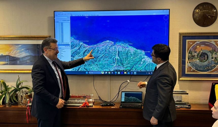 Trabzon'da raylı sistemin yapım süreci resmen başladı
