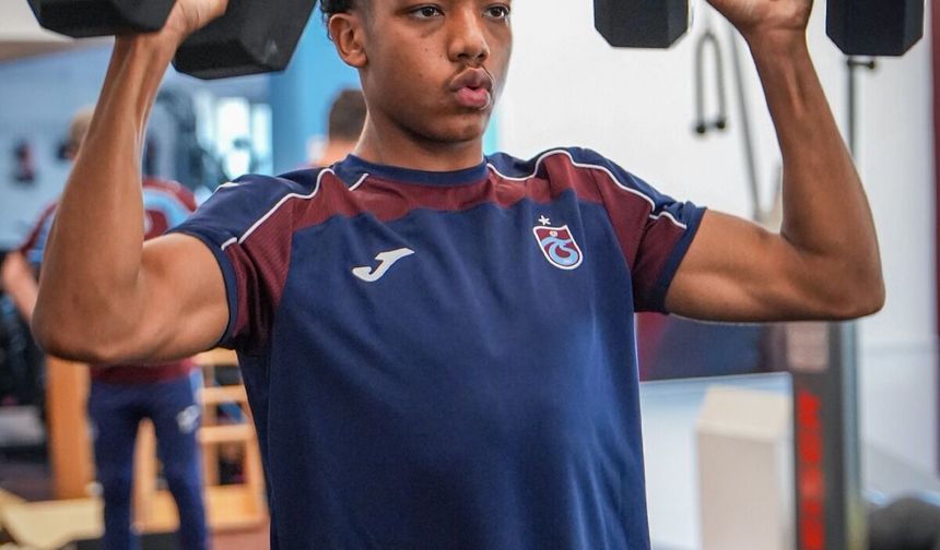 Trabzonspor'da kuvvet çalıştı