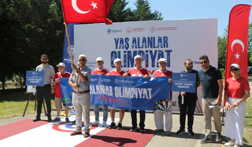 'Yaş Alanlar Olimpiyatları'nda yarıştılar