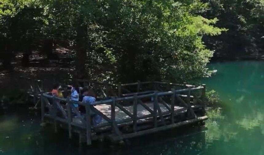 Yedigöller'in eşsiz doğası dronla görüntülendi