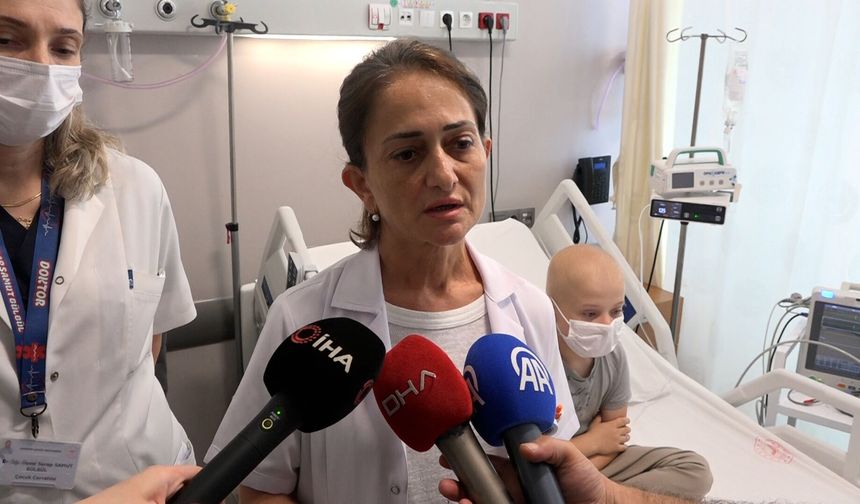 7 yaşındaki Harun'un vücudunda tespit edilen 20 santimetrelik tümör, operasyonla temizlendi