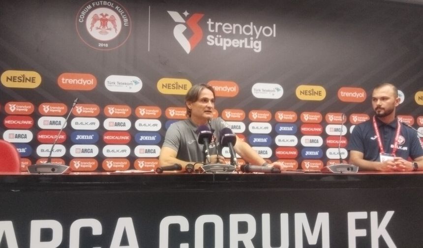 Arca Çorum FK - Kasımpaşa maçının ardından