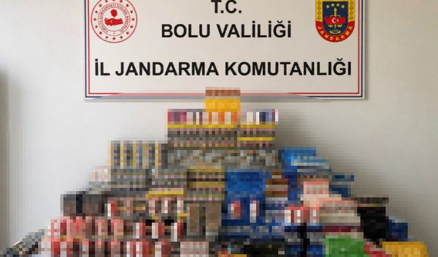 Binlerce paket kaçak sigara ele geçirildi