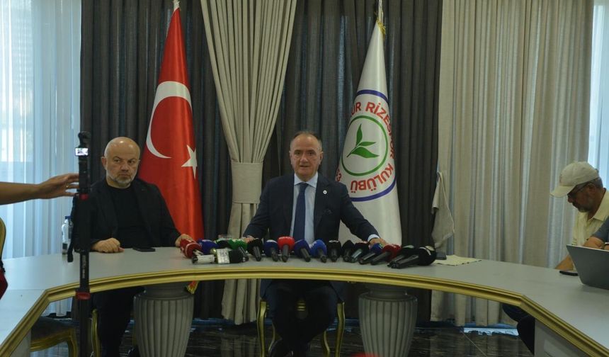 Çaykur Rizespor Başkanı Saruhan: Modern futbolda takım oyunu oynanması gerekiyor