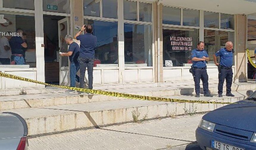 Çorum'da kıraathanede bıçaklı kavga; 1 ölü, 1 yaralı