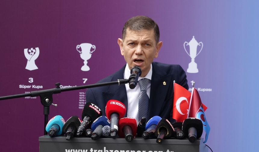 Ertuğrul Doğan: Trabzonspor'un geçmişi bizim pusulamızdır