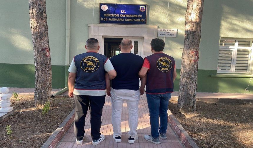 Kırmızı bültenle aranan şüpheli, Amasya'da yakalandı