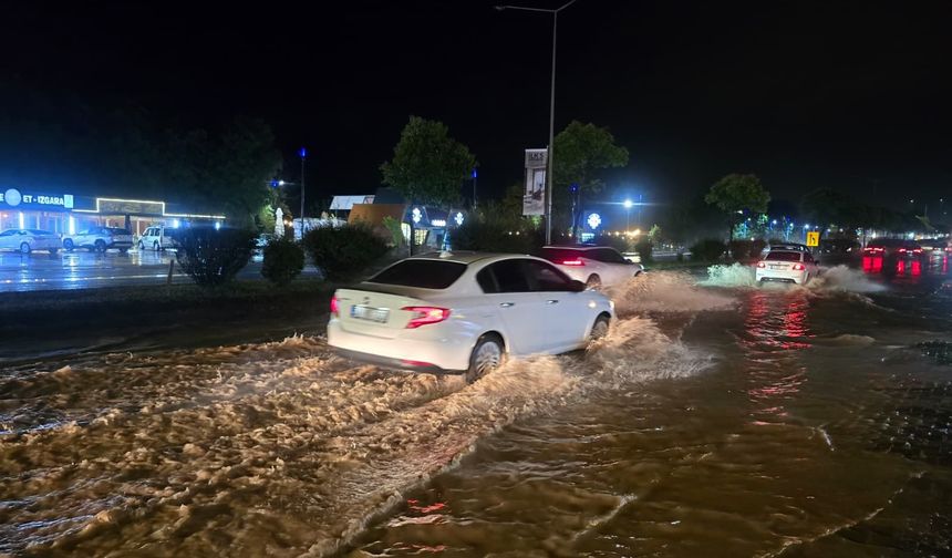 Ordu'da sağanak yağış; ulaşımı aksattı