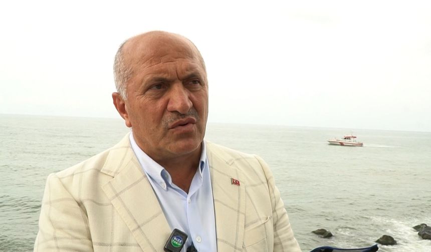 Rize'de denizde kaybolan çocuğu arama çalışmalarında 2'nci gün (2)