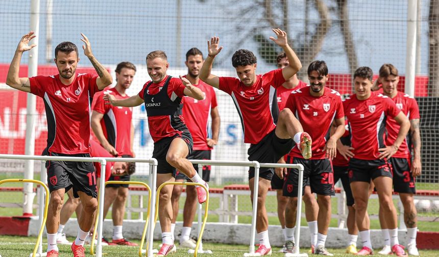 Samsunspor, Göztepe maçı hazırlıklarını sürdürdü
