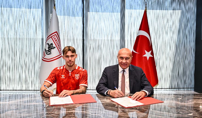 Samsunspor, Igor Drapinski ile 5 yıllık sözleşme imzaladı