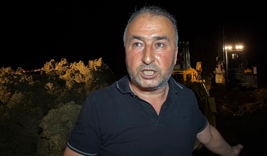 Su kuyusuna hortum bağlarken baba- oğul toprak altında kaldı