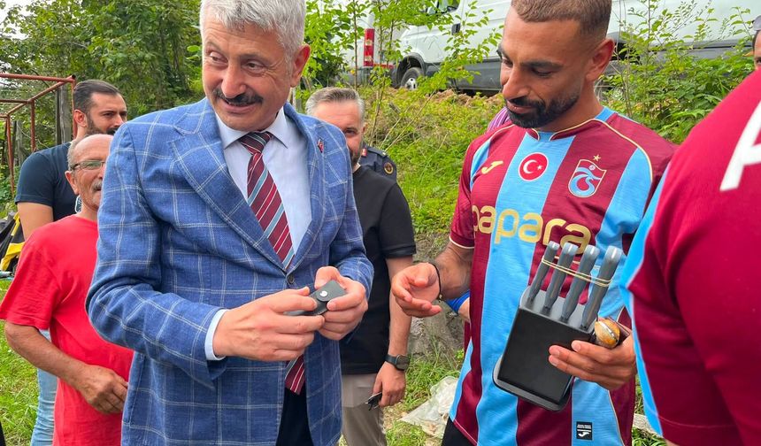 Trabzon'da Salah'ı gülümseten teklif