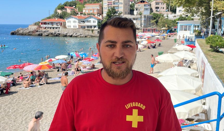 Zonguldak'ta 4 günlük denize girme yasağı sona erdi, plaj doldu