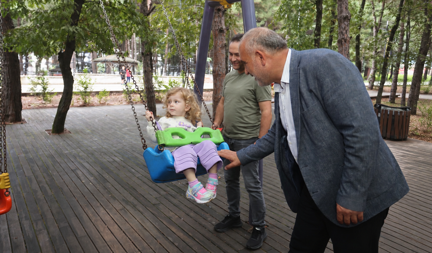 Canik Belediyesi Hasköy Meşe Orman Parkı yenileniyor
