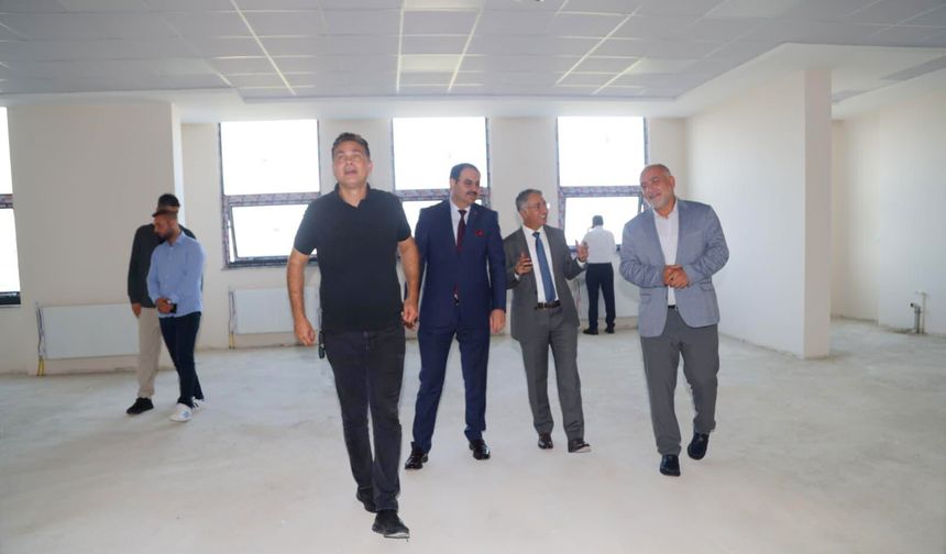 Canik Fen Lisesi yapım çalışmalarında sona gelindi