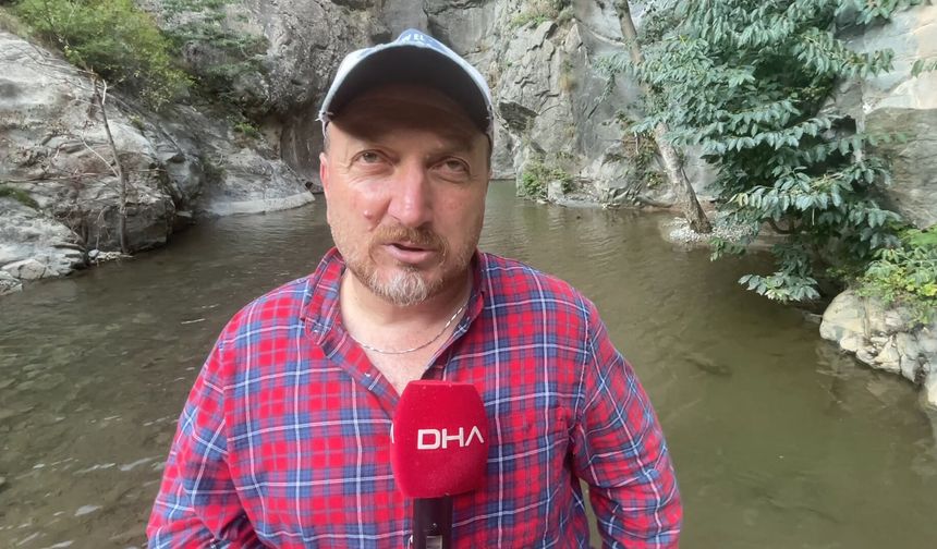 Doğal gölet Ayı Hamamı'na ilgi