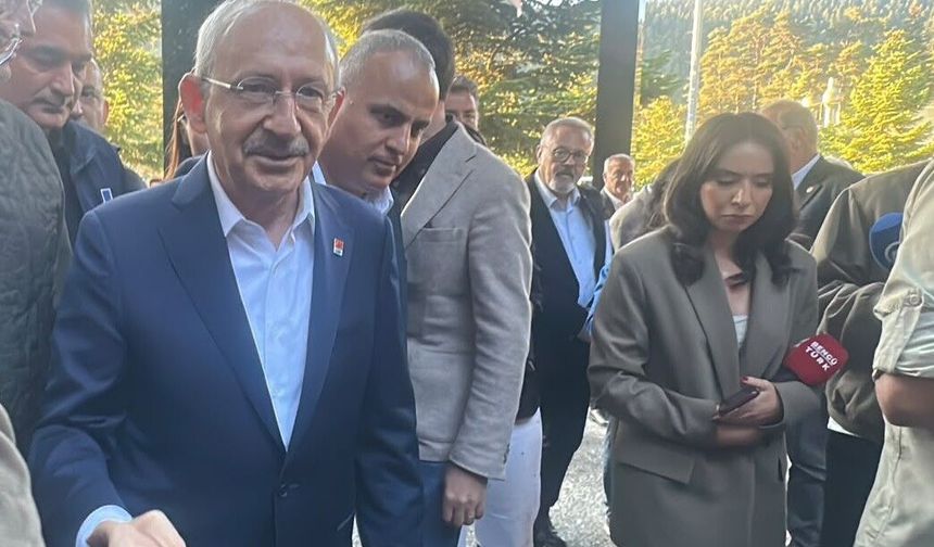 Kılıçdaroğlu, partisinin TBMM Grubu Değerlendirme Toplantısı için Bolu'da