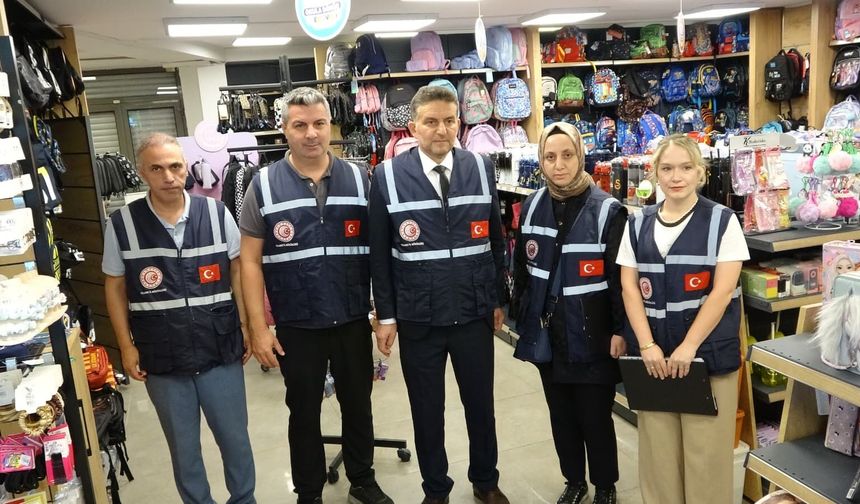 Ordu'da kırtasiye denetimi; 1080 firmada inceleme yapıldı
