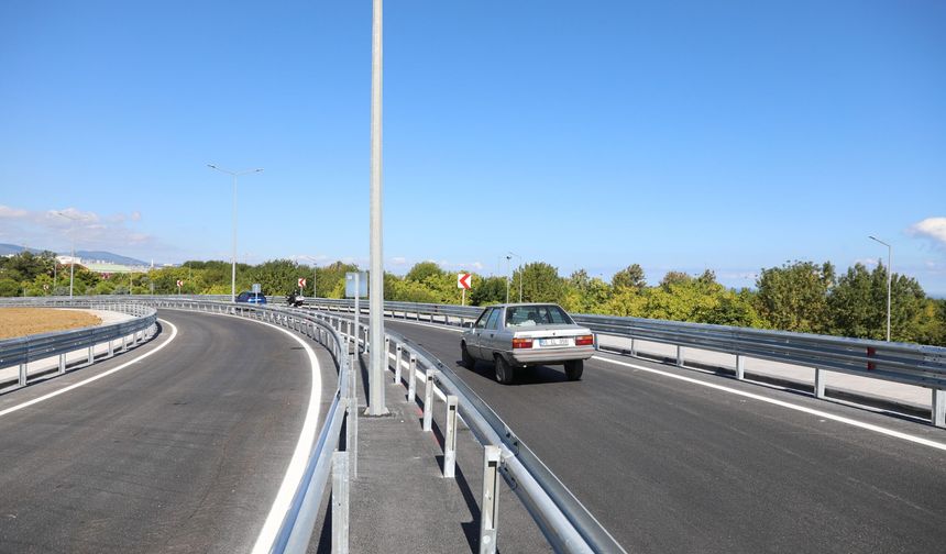 Samsun'da Kenan Şara kavşağı düzenlemesi Atatürk bulvarını rahatlattı