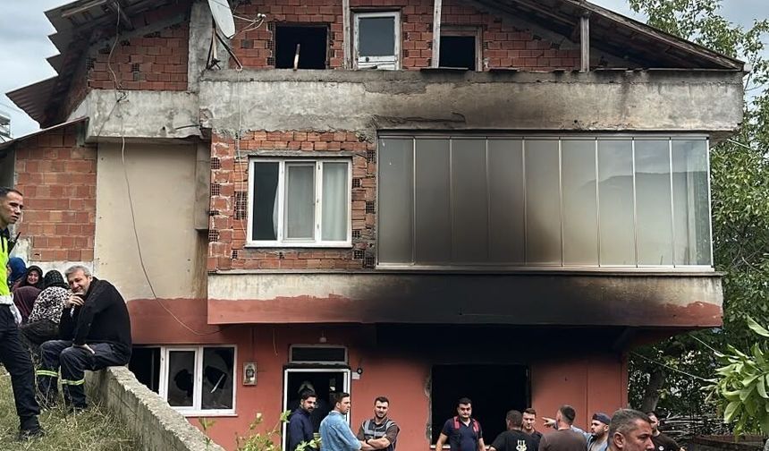 Samsun'da tek katlı evde yandı: 1 ölü