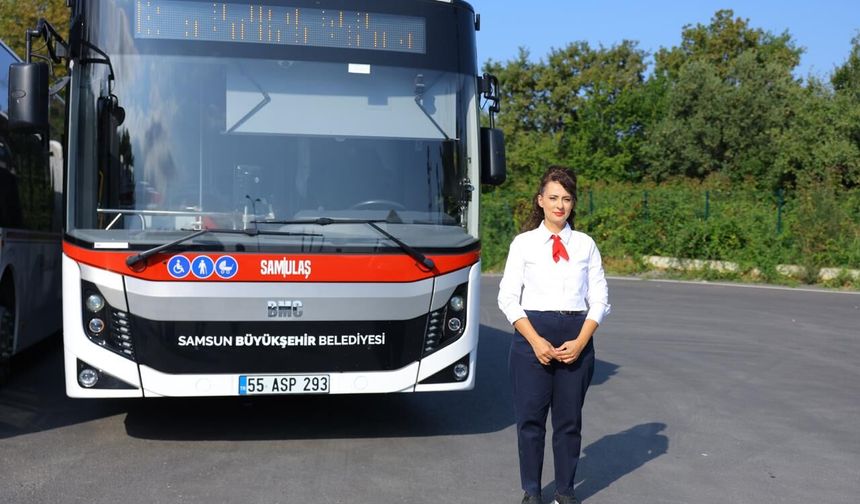 Samsun'da ulaşım kadınlara emanet
